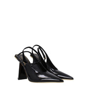 Valentino Garavani Black Leather Sandals