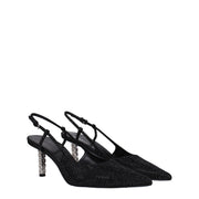 Givenchy Black Fabric High Heel Pumps