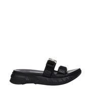 Givenchy Black Fabric Slippers