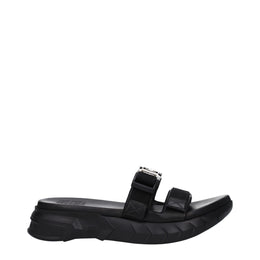 Givenchy Black Fabric Slippers