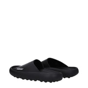 Ambush Black Cotton Slippers