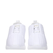 Burberry White Leather Sneakers