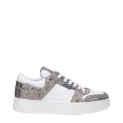 Jimmy Choo White Leather Chunky Sneakers