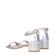 Stuart Weitzman Gray Leather Sandals