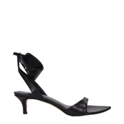 Isabel Marant Black Leather Sandals