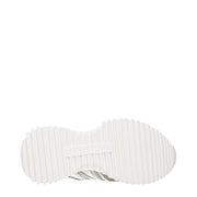 Moncler Beige Fabric Low Top Sneakers