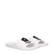 Kenzo White Cotton Slippers