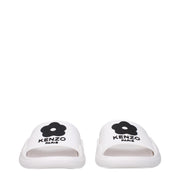 Kenzo White Cotton Slippers
