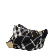 Burberry Black Fabric Crossbody Bag