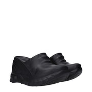 Givenchy Black Cotton Slippers