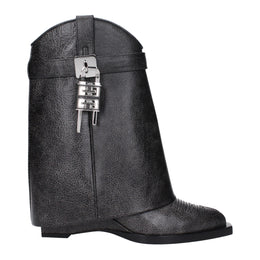Givenchy Black Leather Ankle Boots