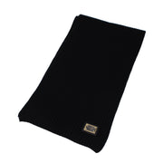 Dolce & Gabbana Black Cashmere Scarf