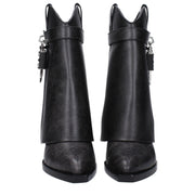 Givenchy Black Leather Ankle Boots
