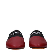 Givenchy Red Leather Slippers