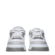 Versace White Leather Chunky Sneakers