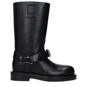 Burberry Black Leather Boots