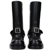 Burberry Black Leather Boots