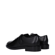 Max Mara Black Leather Oxfords And Derbies