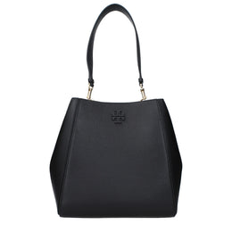 Tory Burch Black Leather Shoulder Bag