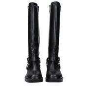 Stuart Weitzman Black Leather High Heel Boots