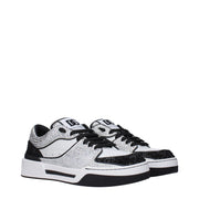 Dolce & Gabbana White Leather Low Top Sneakers