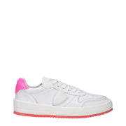 Philippe Model White Leather Sneakers
