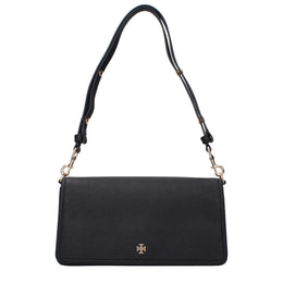 Tory Burch Black Leather Shoulder Bag