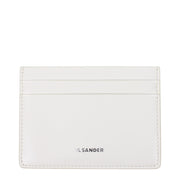 Jil Sander White Leather Cardholder