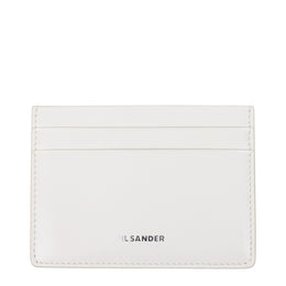 Jil Sander White Leather Cardholder