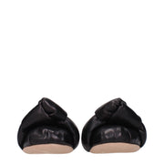 Miu Miu Black Leather Ballet Flats