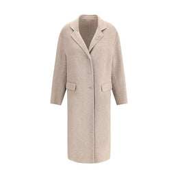 Ermanno Scervino Beige Wool Coat
