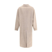 Ermanno Scervino Beige Wool Coat