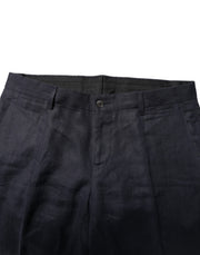 Dolce & Gabbana Dark Blue Double Breasted 2 Piece Suit