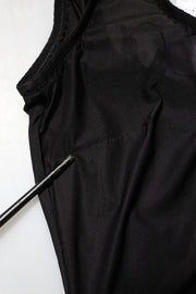 Dolce & Gabbana Black Nylon Sleeveless Round Neck Tank Top