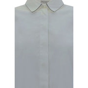 Brunello Cucinelli White Cotton Dress Shirt