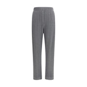 Brunello Cucinelli Gray Cotton Casual Pants