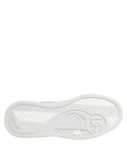 Dolce & Gabbana White Miami Leather Low Top Sneakers Shoes