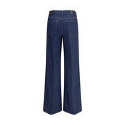 7FOR Blue Cotton Jeans Denim