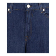 7FOR Blue Cotton Jeans Denim