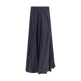Balenciaga Blue Polyester Long Skirt