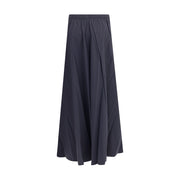 Balenciaga Blue Polyester Long Skirt