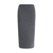 Tom Ford Gray Cashmere Long Skirt