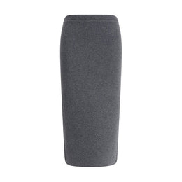 Tom Ford Gray Cashmere Long Skirt