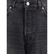 Haikure Black Cotton Relaxed Fit Jeans