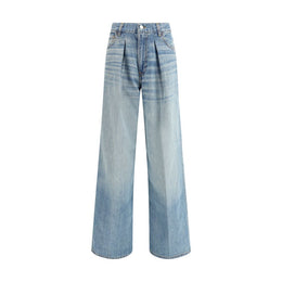 Haikure Light Blue Cotton Jeans Denim