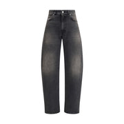 Haikure Black Cotton Relaxed Fit Jeans
