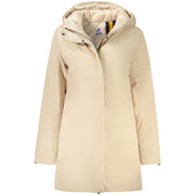 K-WAY Beige Polyester Jackets & Coat