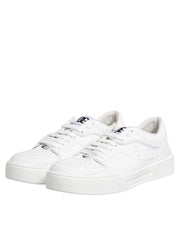 Dolce & Gabbana White Miami Leather Low Top Sneakers Shoes