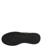 Dolce & Gabbana White Logo Print Low Top Men Sneakers Shoes