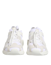 Dolce & Gabbana White Sorrento Low Top Lace Up Sneakers Shoes